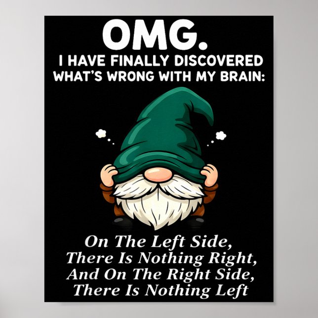 Póster Omg I Have Finally Discovered What's Wrong With My (Frente)