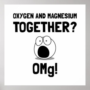 Póster OMG Oxígeno Magnesio