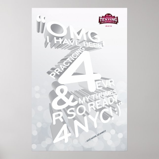 Póster "OMG..." Poster (Frente)