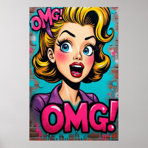 Póster ¡OMG! Reina de la Calle