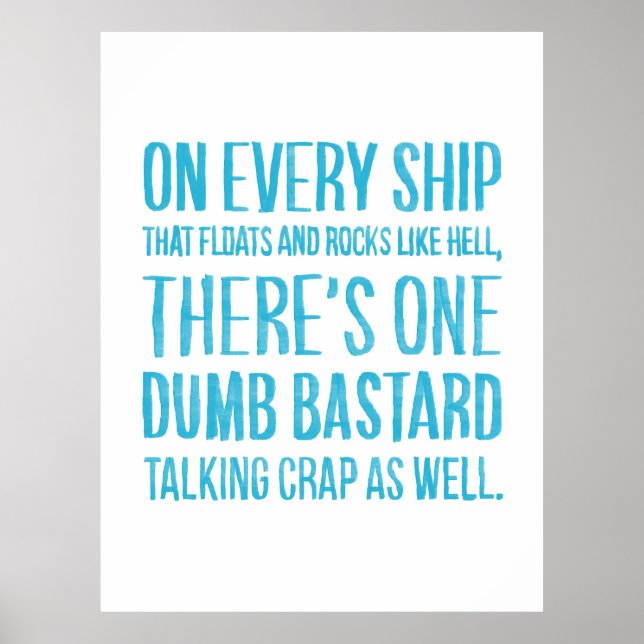 Póster On Every Ship (Frente)