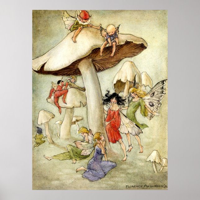 Póster 'On Mushroom Hill' - Print (Frente)