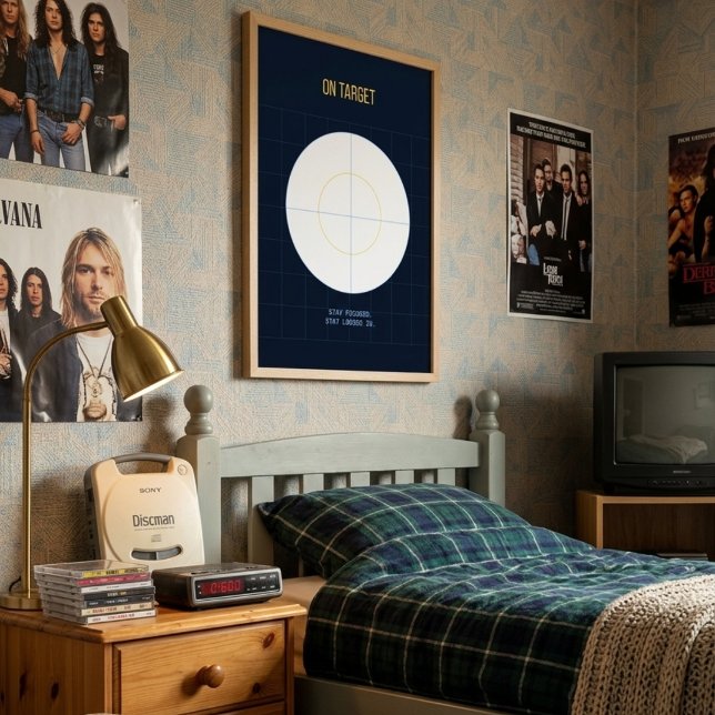 Póster On Target — 90s Maximalist Poster | Retro Bedroom  (Subido por el creador)