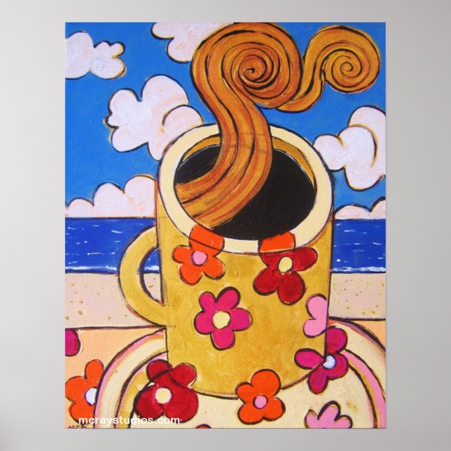 Póster "On the Beach" (Frente)