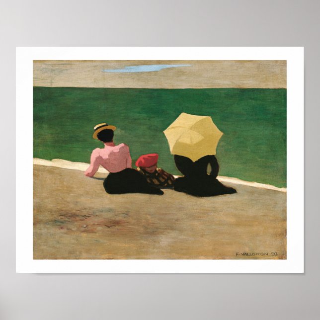 Póster "On the Beach" Artist Félix Vallotton/ (Frente)