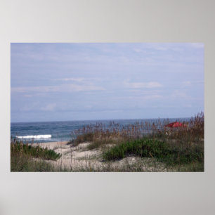 Póster On the beach in Ocracoke