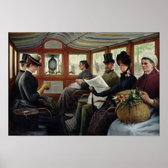 Póster On the Omnibus, 1880 (Frente)
