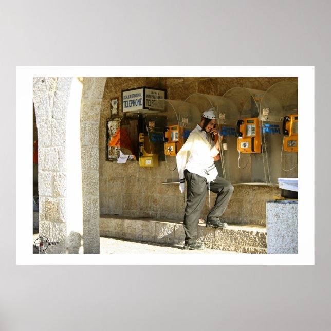 Póster On the phone (Frente)