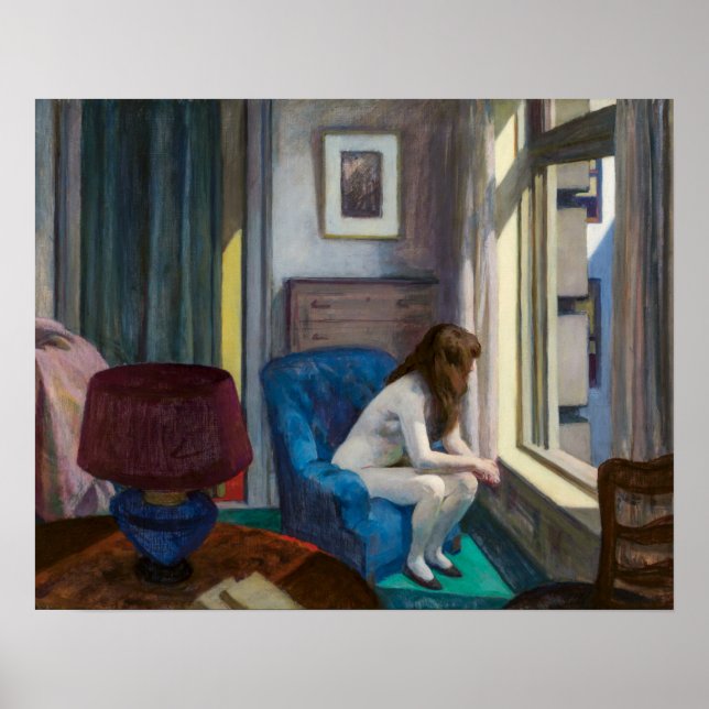 Póster Once de la mañana | Edward Hopper | (Frente)