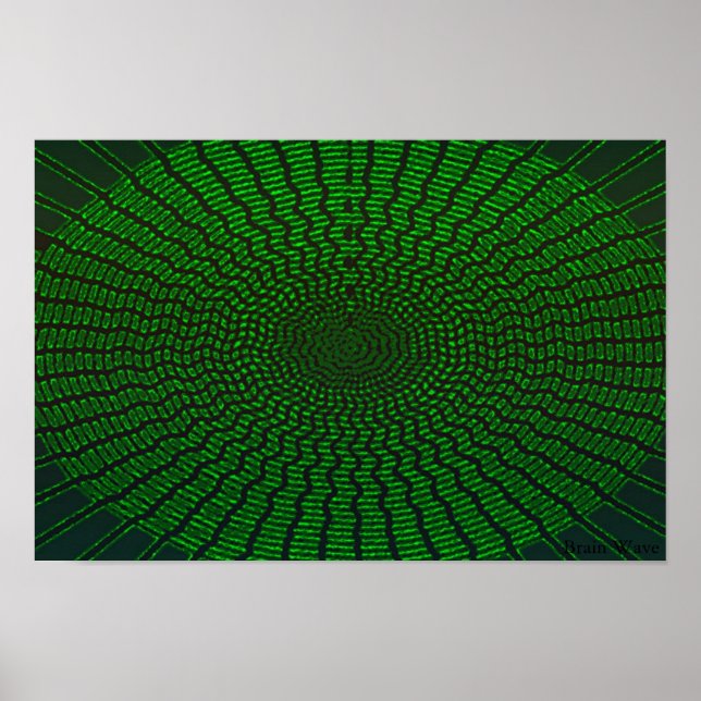 Póster Onda cerebral (Frente)