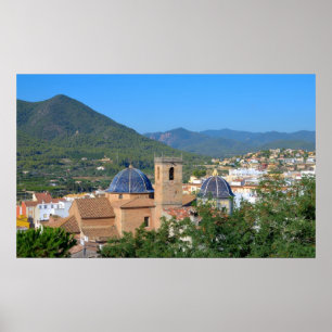 Póster Onda ciudad en la provincia de Valencia, España