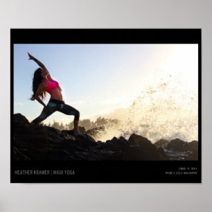 Póster Onda de la yoga