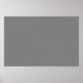Póster Onda de matriz de Bayer