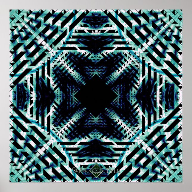 Póster Onda de sonido del espectro (Frente)