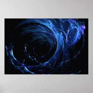 Póster Onda digital