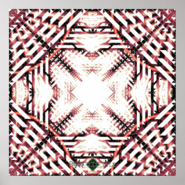 Póster Onda sonora de espectro invertido
