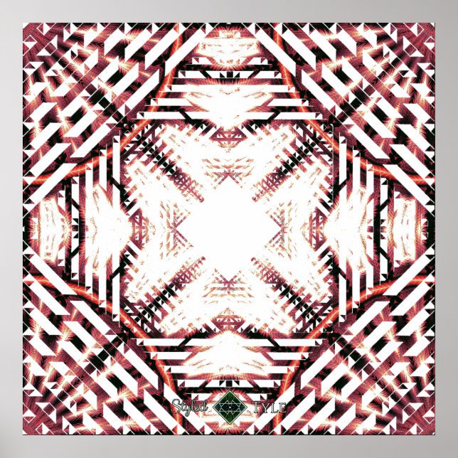 Póster Onda sonora de espectro invertido (Frente)