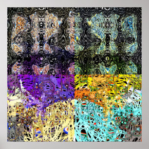 Póster Ondas 8 del cristalito