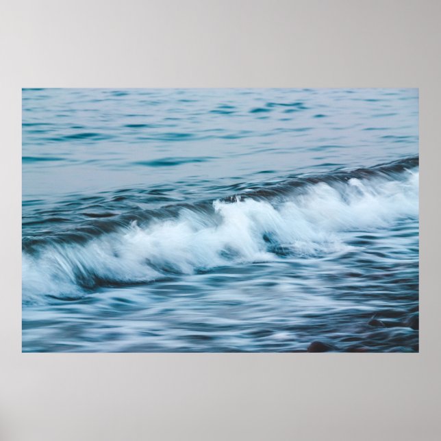 Póster Ondas de exposición largas (Frente)