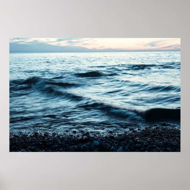 Póster Ondas de exposición largas (Frente)