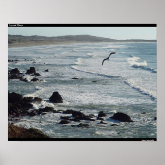 Póster Ondas en capas