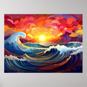 Póster Ondas épicas 1