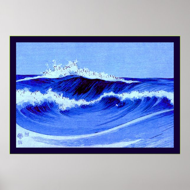 Póster Ondas oceánicas (Frente)