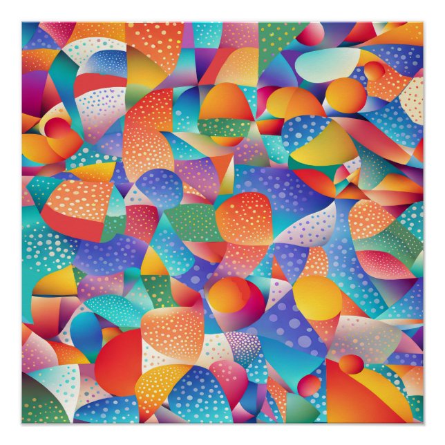 Póster Ondas oceánicas al atardecer (Anverso)