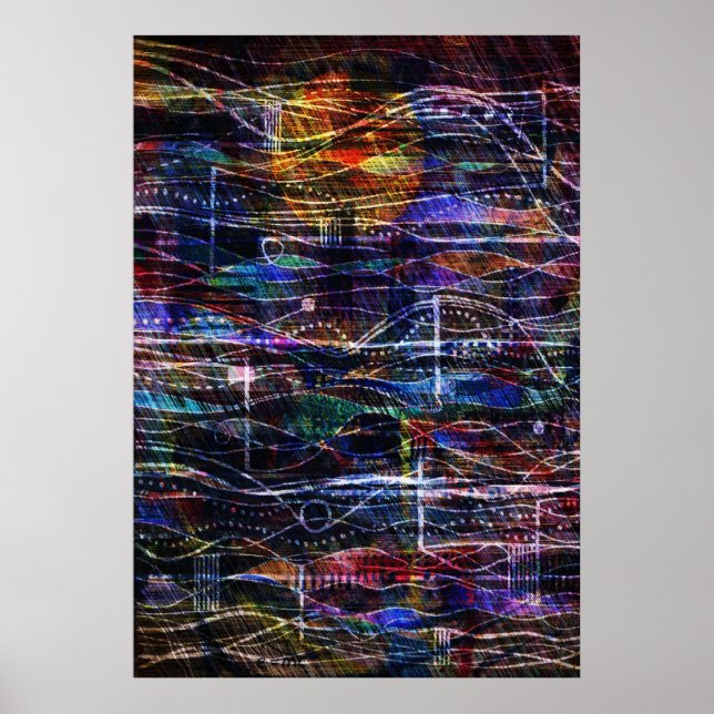 Póster Ondas y partículas (Frente)