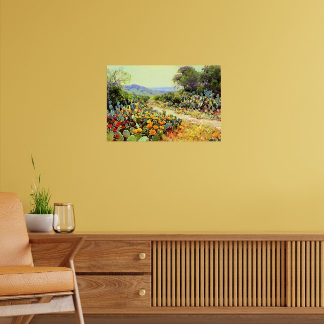 Póster Onderdonk - Cactus en Flor (Salón 2)