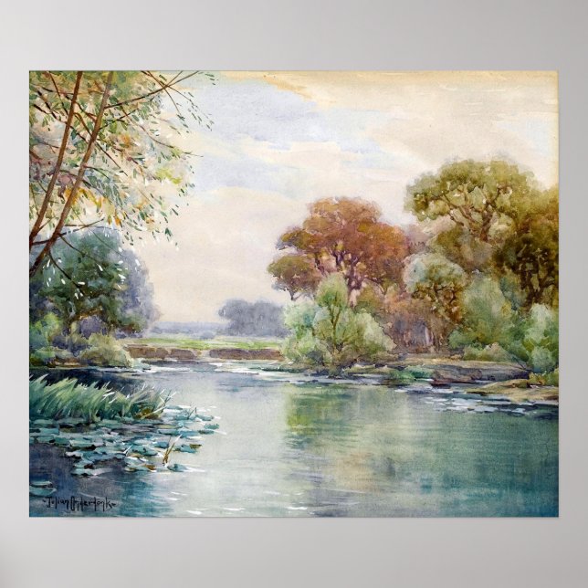 Póster Onderdonk - Paisaje sin título (Frente)