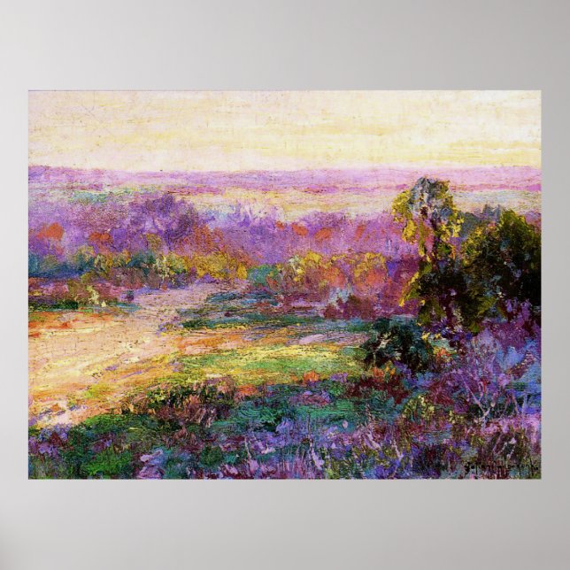 Póster Onderdonk - Últimos rayos de luz solar, (Frente)