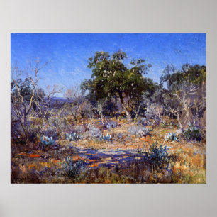 Póster Onderdonk - Un Día De Enero En Brush Country 1922