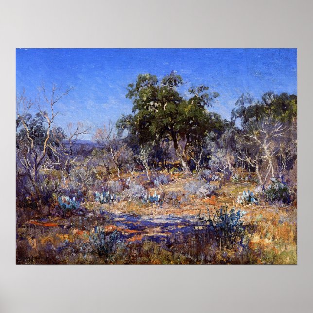 Póster Onderdonk - Un Día De Enero En Brush Country 1922 (Frente)