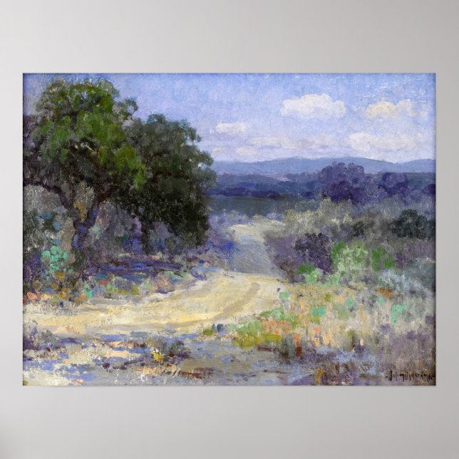 Póster Onderdonk - Un sendero a través de la región monta (Frente)