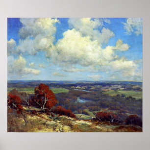 Póster Onderdonk - Una Mañana De Invierno En El Río Guada