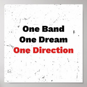 Póster One Band One Dream One Direction