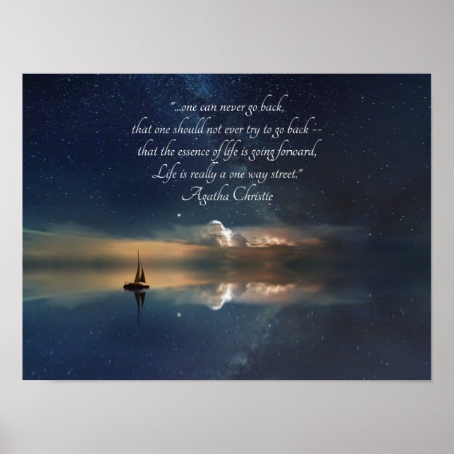 Póster One Can Never Go Back Poster (Frente)