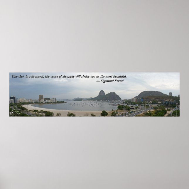 Póster One day, in retrospect, the years of struggle... (Frente)