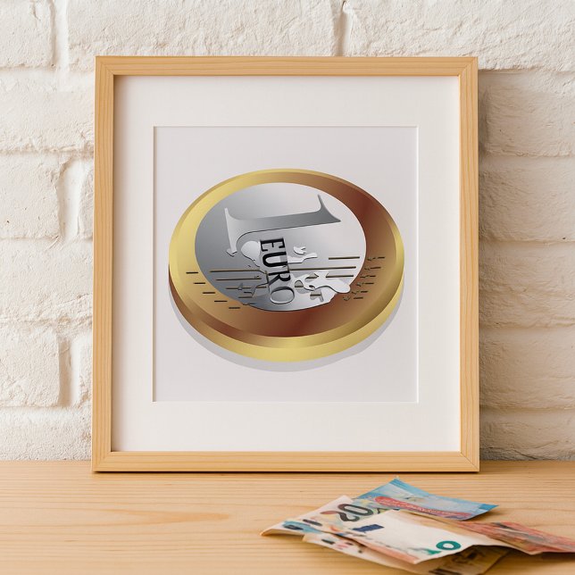 Póster One Euro Coin Poster (Subido por el creador)