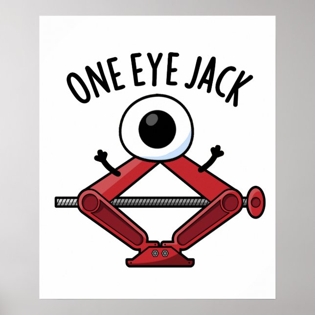 Póster One Eye Jack Funny Car Jack Pun (Frente)