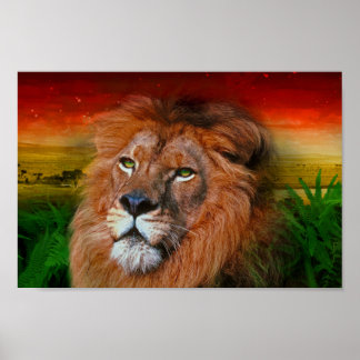 Póster One Love Lion II - Poster / Imprimir