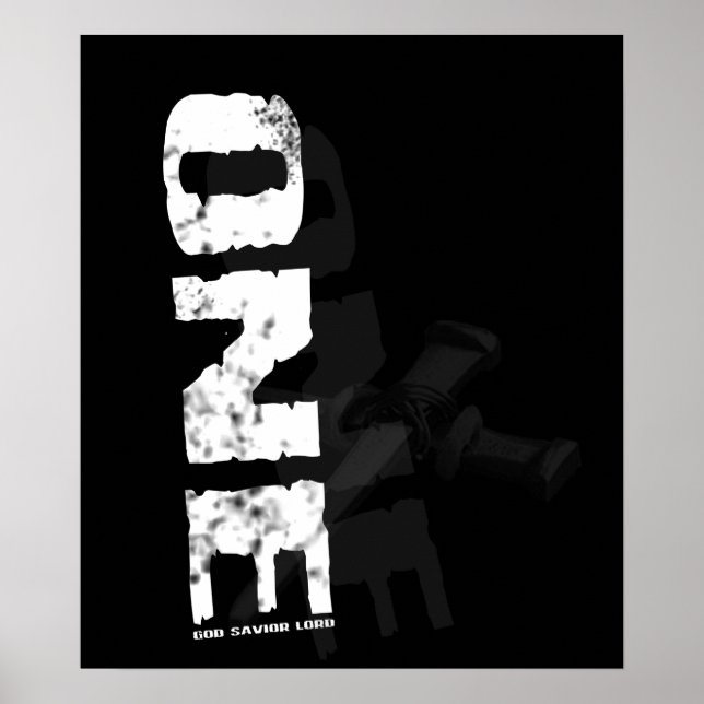Póster ONE - Poster cristiano (Frente)