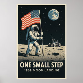 Póster One Small Step