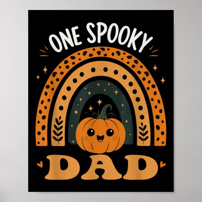 Póster One Soky Dad Dad Matching Family Halloween Costume (Frente)