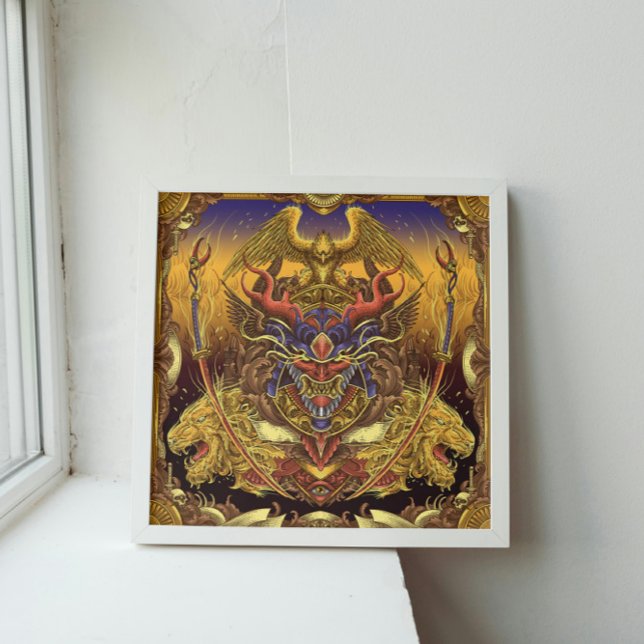 Póster Oni celeste (Subido por el creador)