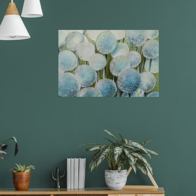 Póster Onion Millions Watercolor Art (Salón 1)