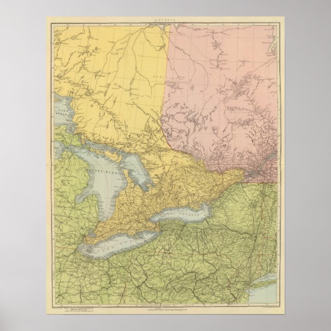 Póster Ontario, Quebec (Frente)