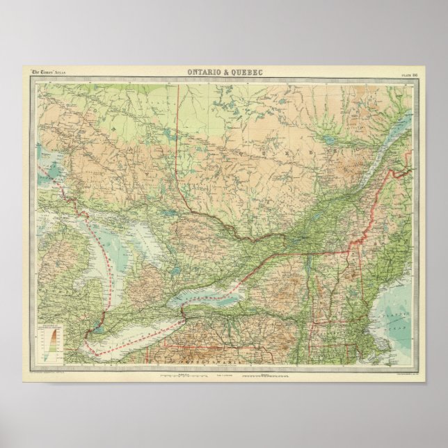 Póster Ontario y Quebec (Frente)