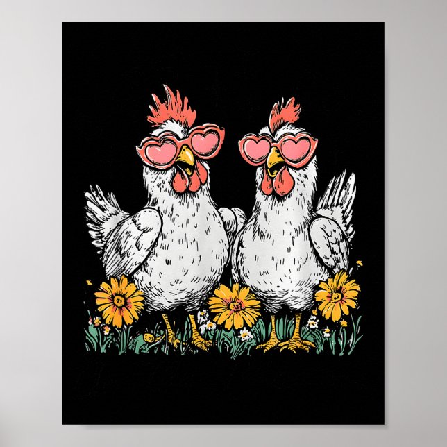 Póster Oops I Got Another Chicken, Funny Farm Animal  (Frente)
